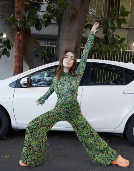 Talia Ryder with her Hyundai car.